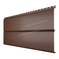 Софит МЕТАЛЛ ПРОФИЛЬ Lбрус-XL-14х335 (VALORI-20-Brown-0.5)