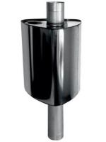 Бак Феррум Каспий самоварного типа 63 л нержавеющий (AISI 201/1,0 мм) ф115 мм треугольный