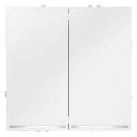 Выключатель двухклавишный с подсветкой VOLTUM S70 VLS020202