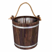 Запарник 20л с нержавеющей вставкой Woodson Дуб в темном