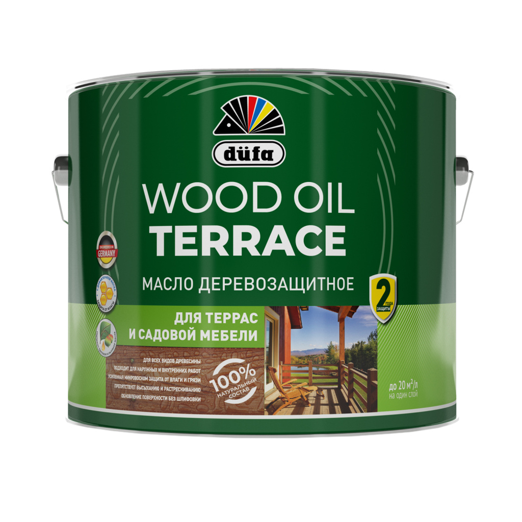 Dufa Масло Wood OIL Terraсe палисандр  9л