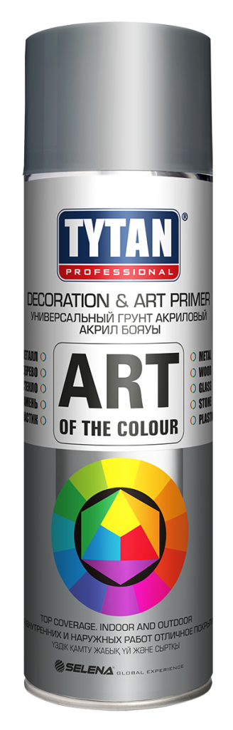 Краска аэрозольная серая 7015 Tytan Professional 400 мл