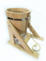 Обливное устройство, 15л, ольха с нержавеющей вставкой, 212F, Банный Эксперт