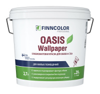 Краска для обоев и стен OASIS WALLPAPER С гл/мат 2,7л