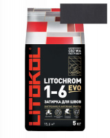 Затирка Litochrom Evo 1-6 LE.145 черный уголь (5 кг)