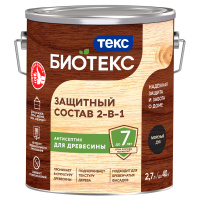 Состав защитный 2-в-1 Биотекс Мореный дуб 2,7л
