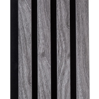 Декоративные рейки МДФ 3D Line Modern L05 Серый тик, 2,75 м