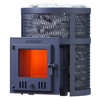 Печь для бани GFS Искандер 14М в сетке ЗК чугунная