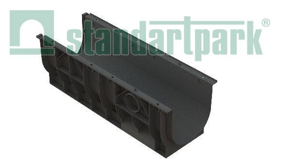 Лоток водоотводный пластиковый PolyMax Basic DN300 h354