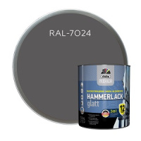 DufaPremium Эмаль HAMMERLACK на ржавчину гладкая графитовый серый RAL 7024 750мл