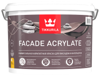 Краска фасадная Facade Acrylate С глубокоматовая 9,0 л.