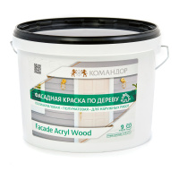 Краска по дереву для наружных и внутренних работ Facade Acryl Wood (Фасад Акрил Вуд)