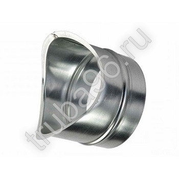 Врезка круглая (врезка-седло) 200/200 из оцинкованной стали