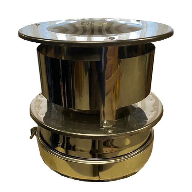 Оголовок Craft нержавеющий (316/0,5/304/0,5), ф200/300 с ветрозащитой