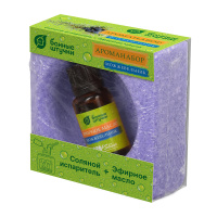 Ароманабор для бани и сауны (эфирное масло Можжевельник 15мл + соляной испаритель) Банные штучки