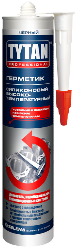 Герметик Силиконовый высокотемпературный красный Tytan Professional 280 мл  74614