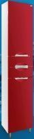 Пенал Lindis напольный Олимп-ЛЮКС 40 (красный, с 2-мя верхними ящиками В2 и корзиной, правый, RED)