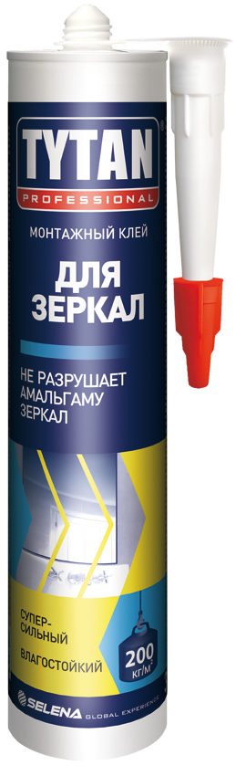 Клей для зеркал бежевый Tytan Professional 310мл