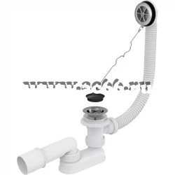 Сифон для ванны, хром ALCAPLAST A501