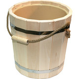 Ведро "Емеля" 20л, с пластмассовой вставкой, Банный Эксперт