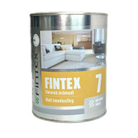 Краска  акрилат-латексная  FINTEX 7 (Финтекс 7) для сухих помещений 0,9л.