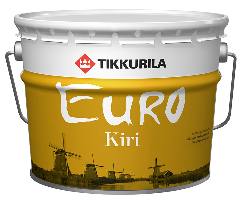 Лак паркетный Lacquer Parquet/EURO KIRI EP полуматовая 9л