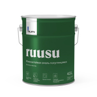 Эмаль по дереву и бетону RUUSU (Руусу) полуглянцевая