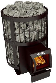 Печь для бани Grill'D Leo 130 long black*