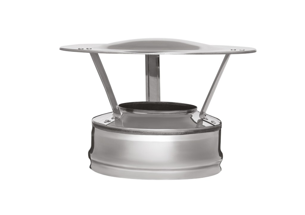 Оголовок Феррум нержавеющий, (430/0,5 мм), ф250/350, по воде черн RAL 9005