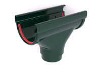 Воронка желоба GL Дизайн 135/90 мм ПВХ (Зеленый)