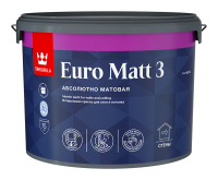 Краска интерьерная EURO MATT 3 A глубокоматовая 9л/13 кг.