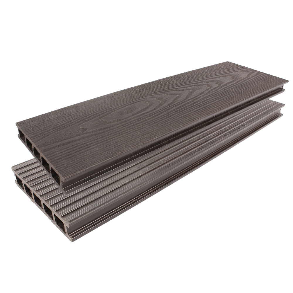 Террасная доска Premium ArtDeco 138*26*3000 АртДек (Венге 3D)