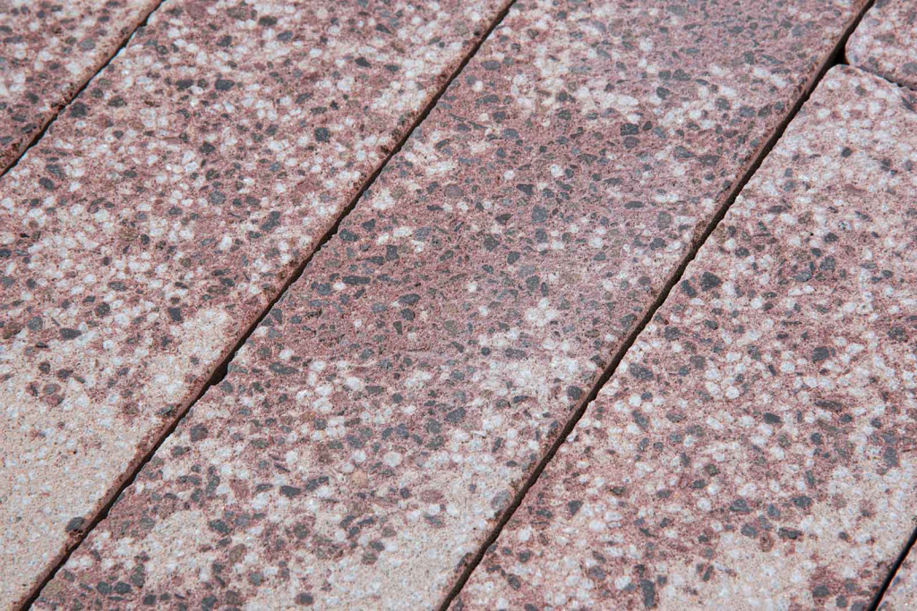 Тротуарная плитка Готика Granite FINERRO, Сансет, Плита, 600х300х80 мм