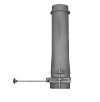 Модуль шиберный GFS чугунный 150/500 дополнительный (верхняя труба + шибер ММ)