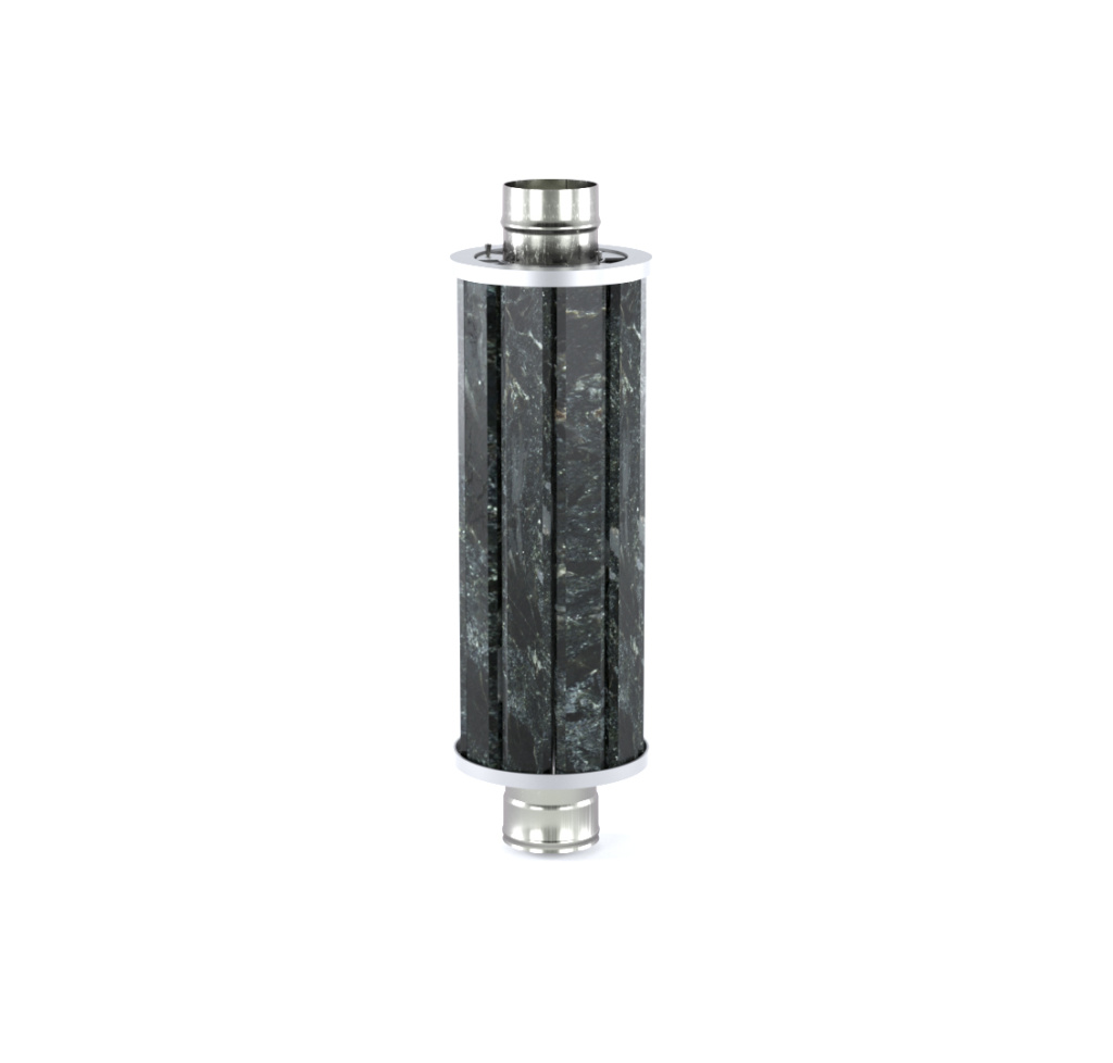 Экономайзер ИзиСтим (каменка натрубная) Пироксенит Мини (10 плит) L=500мм ф120мм