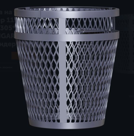 Сетка на трубу GFS Ураган 215х305х290 Авангард 24/25, Искандер 18/25 круглая 115 под шибер