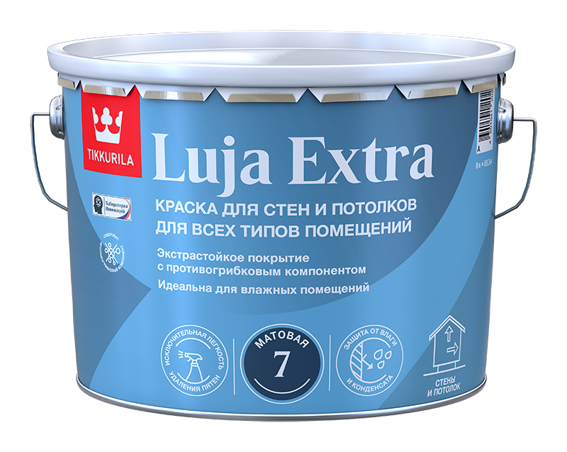 Краска экстра-стойкая LUJA EXTRA A мат 9л
