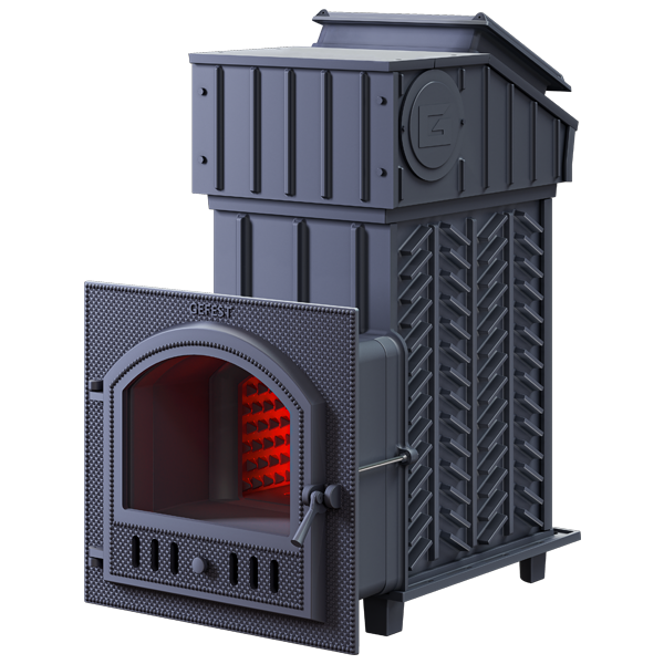 Печь для бани GFS 18П2 ЗК под облицовку (короб/дверца для пара)