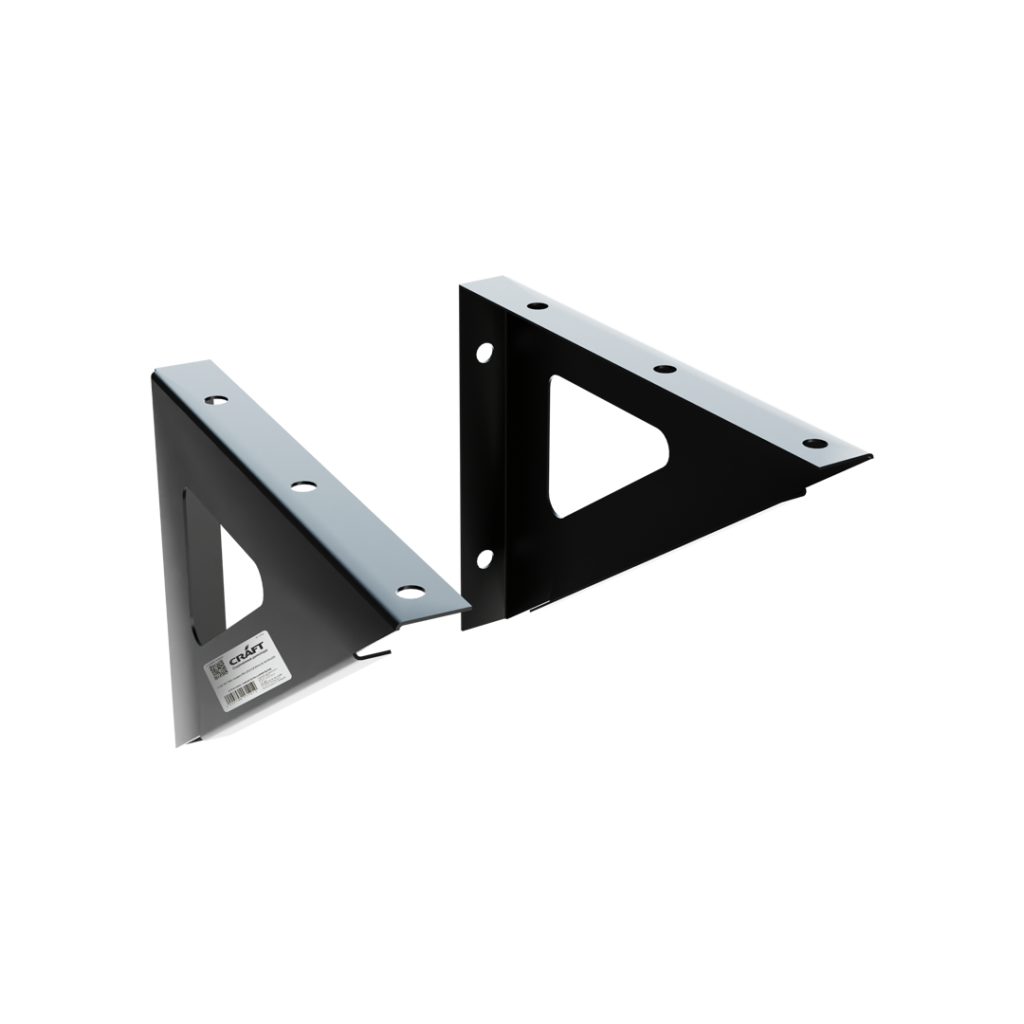 Консоль Craft нержавеющая (201), №4, L=500мм черный