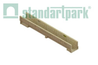 Лоток водоотводный полимербетонный CompoMax Basic DN100 h125