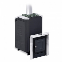 Печь для бани Ермак 16 Стандарт Carbon, антрацит