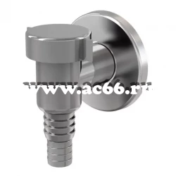 Сифон для стиральной машины, наружный, хром ALCAPLAST APS1 (А)