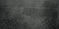 Керамогранит Оксидо Декор (Oxido Decor) 600x1200 лаппатированный черный LLR