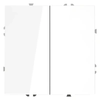 Выключатель двухклавишный VOLTUM S70 VLS020101