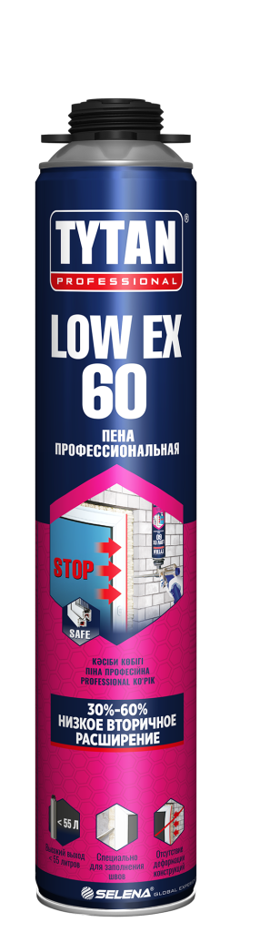 Пена профессиональная  всесезонная LowEx 60 Tytan Professional 750 мл.