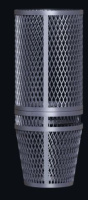 Сетка на трубу GFS Ураган 305*730мм Авангард 24/25/Искандер 18/25 ЗК под шибер Кругл.низ.конус+вер