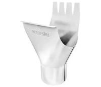 Воронка желоба GL PU 125/90 мм металлическая (RAL 9005)