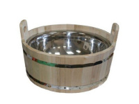 Шайка 5л с нержавеющей вставкой, Банный Эксперт