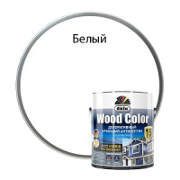 Dufa Кроющий антисептик  WOOD COLOR  белый база 1  2,4/2,5л