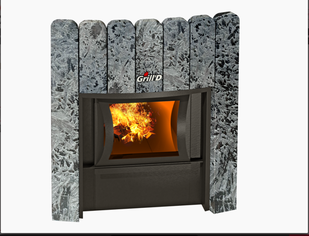 Экран декоративный Grill'D 180 Window Stone (Серпентинит)